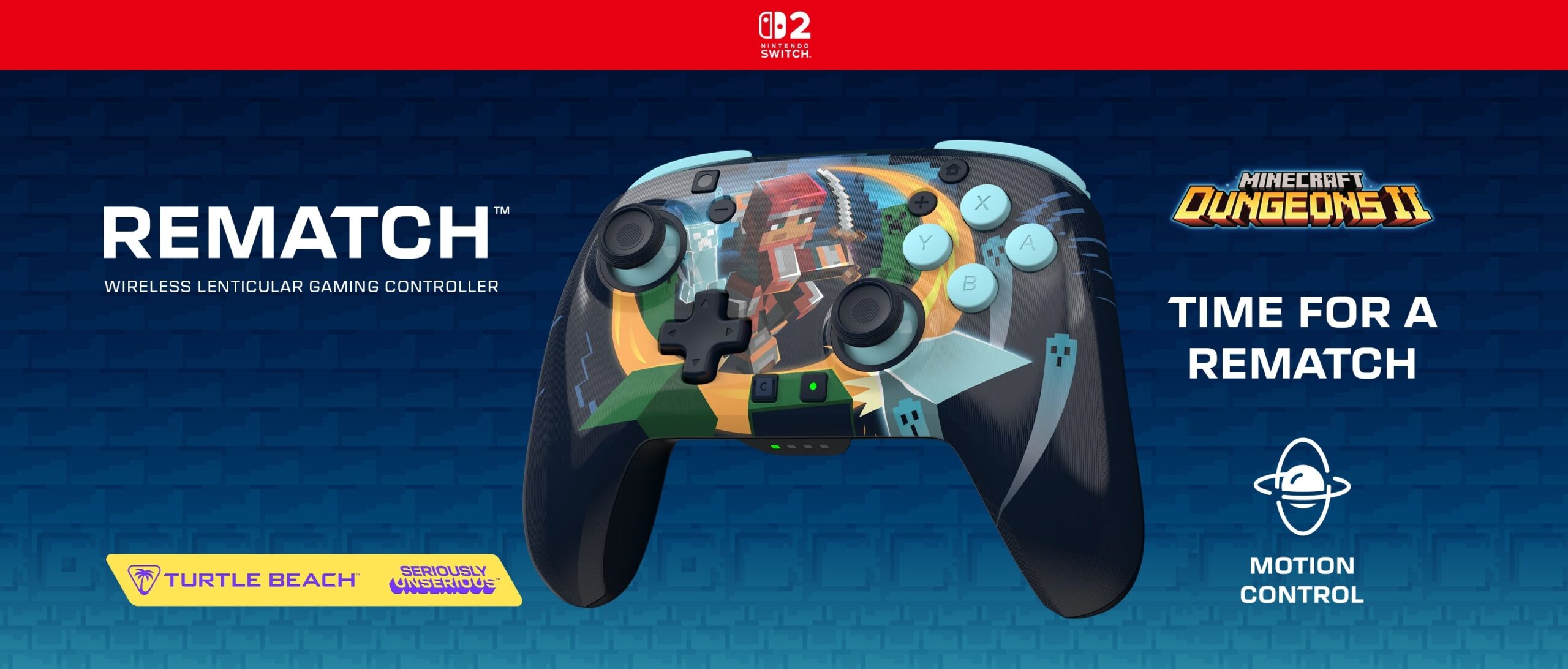 Turtle Beach Rematch Wireless Gaming Controller – Minecraft Dungeons II