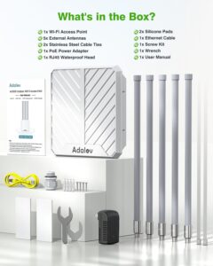 Adalov AX3000 Outdoor WiFi 6 Access Point