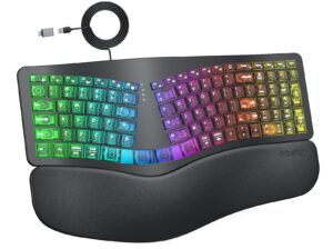 MEETION K2000 Wired Split Ergonomic Keyboard