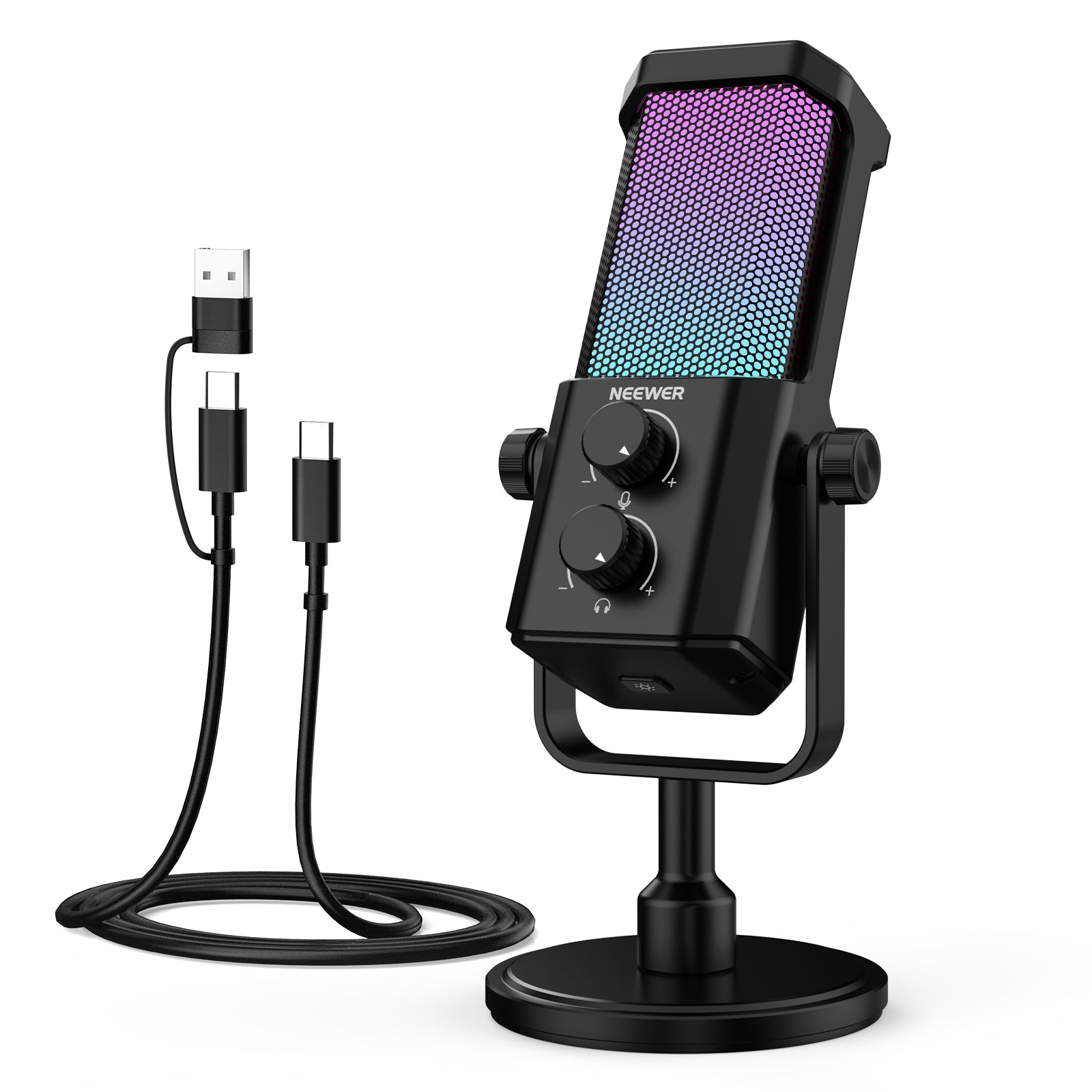 NEEWER UM01 PRO USB Microphone Review: Tactile Dials Meet Onboard DSP