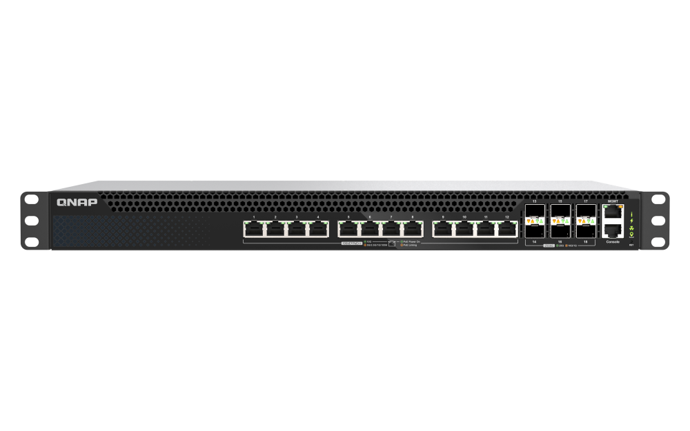 QNAP QSW-M5218P-6F12T