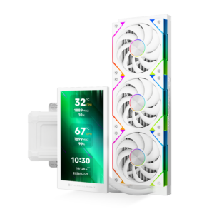 Thermalright Dynamic Vision Pro 360 ARGB White Review: Active VRM Airflow with Articulated LCD