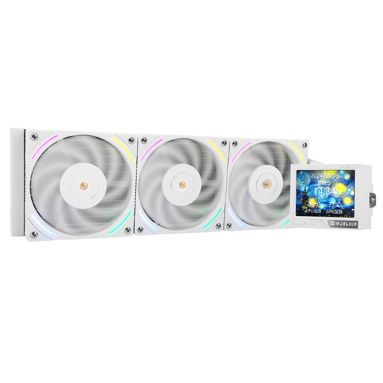 Thermalright Mjolnir Vision 360 ARGB White Review: High-Static Airflow Meets Magnetic Telemetry